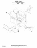 PUMP PARTS Diagram and Parts List for KUIS15NRXB1  KitchenAid Ice Maker