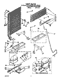 UNIT Diagram and Parts List for ET14LKXXN00  Whirlpool Refrigerator