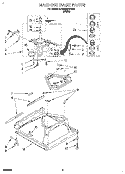 MACHINE BASE Diagram and Parts List for KAWE667BWH1  KitchenAid Washer