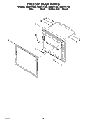 Part Location Diagram of 2319727S Whirlpool Door Handle