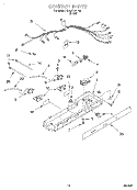 CONTROL Diagram and Parts List for 3XART721F00  Whirlpool Refrigerator