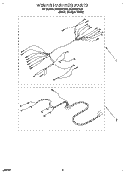 Part Location Diagram of 4454594 Whirlpool HARNS-WIRE