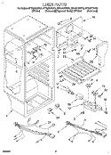 Part Location Diagram of LIT2169459 Whirlpool Service & Wiring Sheet