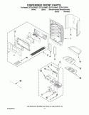 Part Location Diagram of W10307621 Whirlpool PAD