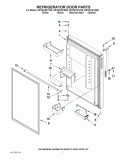Part Location Diagram of WPW10469911 Whirlpool Door Trim
