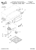 SECTION Diagram and Parts List for RH2330XDB1  Whirlpool Range Hood