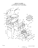 BODY Diagram and Parts List for 1315W0A  Roper Range