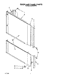 DOOR AND PANEL Diagram and Parts List for KUDI22HWWH0  KitchenAid Dishwasher