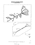WIRE HARNESS Diagram and Parts List for RB130PXK1  Whirlpool Wall Oven