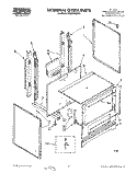 EXTERNAL OVEN Diagram and Parts List for FGP210VL5  Whirlpool Range