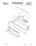 CONTROL PANEL, LITERATURE Diagram and Parts List for RB170PXYQ5  Whirlpool Wall Oven