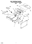 TOP VENTING PARTS, OPTIONAL PARTS Diagram and Parts List for YGSC278PJQ2  Whirlpool Microwave Oven Combo