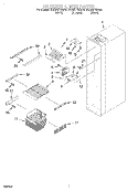 FREEZER LINER Diagram and Parts List for ED20DFXEN01  Whirlpool Refrigerator