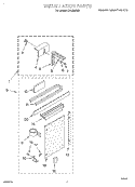 INSTALLATION Diagram and Parts List for CA12WR43  Crosley Air Conditioner