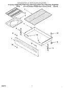 DRAWER & BROILER Diagram and Parts List for SF385PEGB5  Whirlpool Range