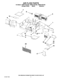 AIR FLOW PARTS Diagram and Parts List for YWMH1162XVS5  Whirlpool Microwave