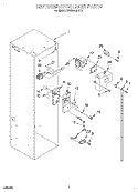 REFRIGERATOR LINER Diagram and Parts List for KSSS36QDX03  KitchenAid Refrigerator
