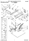 TOP AND CONSOLE, LIT/OPTIONAL Diagram and Parts List for KGYW778BAL0  KitchenAid Dryer