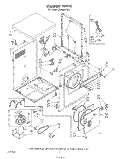 SECTION Diagram and Parts List for LE4900XTM0  Whirlpool Dryer