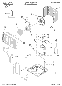 UNIT PARTS Diagram and Parts List for ACQ062MM0  Whirlpool Air Conditioner