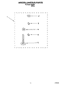 MISCELLANEOUS  PARTS, OPTIONAL PARTS (NOT INCLUDED) Diagram and Parts List for IP42002  Inglis Washer