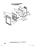 CONTROL PANEL Diagram and Parts List for MHE10RW0  Roper Microwave