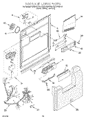 Part Location Diagram of 9742963 Whirlpool SHIELD