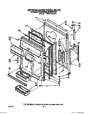 REFRIGERATOR DOOR Diagram and Parts List for ET18DKXXN00  Whirlpool Refrigerator