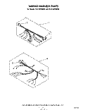 WIRING HARNESS Diagram and Parts List for CA2180XMW0  Whirlpool Washer