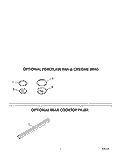 OPTIONAL PORCELAIN PAN AND RING Diagram and Parts List for S9507^2  Whirlpool Range
