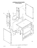 EXTERNAL OVEN Diagram and Parts List for SF3040SRW5  Whirlpool Range
