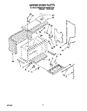 UPPER OVEN Diagram and Parts List for RE960PXYN0  Whirlpool Microwave Oven Combo