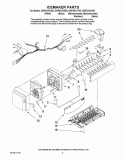 ICEMAKER PARTS Diagram and Parts List for GI0FSAXVB00  Whirlpool Refrigerator