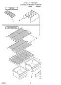 SHELF, OPTIONAL Diagram and Parts List for CT14NKXJW00  Crosley Refrigerator
