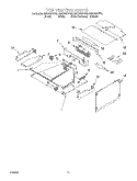 TOP VENTING, OPTIONAL Diagram and Parts List for GMC305PDS5  Whirlpool Microwave Oven Combo