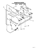 MANIFOLD Diagram and Parts List for SF314PSYG1  Whirlpool Range