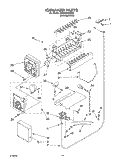 ICEMAKER PARTS - PARTS NOT ILLUSTRATED Diagram and Parts List for 3XED5SHGKS02  Whirlpool Refrigerator