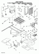 UNIT PARTS Diagram and Parts List for GD5RVAXVB02  Whirlpool Refrigerator