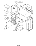 Part Location Diagram of 780388 Whirlpool Handle, Container