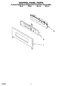 Part Location Diagram of 8302305 Whirlpool Electronic Range Control