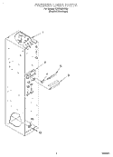 FREEZER LINER Diagram and Parts List for KSSS36FJX00  KitchenAid Refrigerator