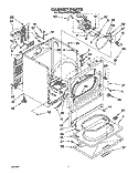 SECTION Diagram and Parts List for KEYE660WWH1  KitchenAid Dryer
