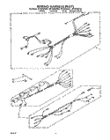 WIRING HARNESS Diagram and Parts List for RF302BXXN1  Whirlpool Range
