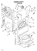 SECTION Diagram and Parts List for KEYS710JQ0  KitchenAid Dryer