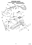 CONTROL PARTS Diagram and Parts List for ES5LHAXSQ00  Whirlpool Refrigerator