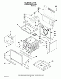 OVEN PARTS Diagram and Parts List for KDRU707VSS03  KitchenAid Range