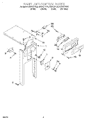 PANEL AND CONTROL Diagram and Parts List for GX900QPHB0  Whirlpool Trash Compactor