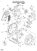 SECTION Diagram and Parts List for KEYE670BAL1  KitchenAid Dryer