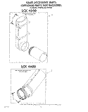 LCK 4500 , LCK 4600 Diagram and Parts List for JV020000  Whirlpool Washer Dryer Combo