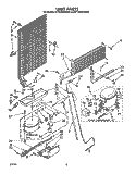 UNIT Diagram and Parts List for ET16JMXSW02  Whirlpool Refrigerator